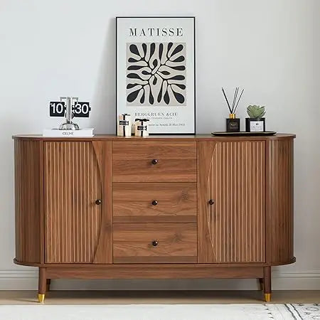55" Sideboard Buffet Cabinet with Storage - Loft&Timber