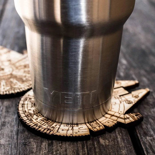 Coaster Set of 2 Raw Wood - Loft&Timber