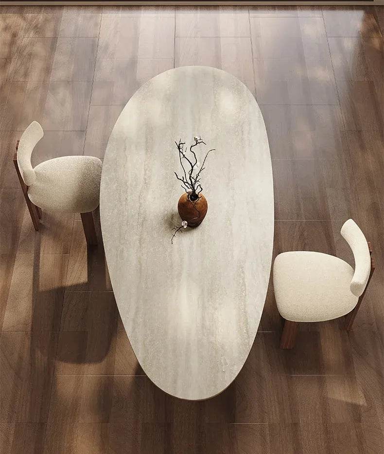 Center Dining Table Wood Table &/Or 6 Elegant Oval - Loft&Timber