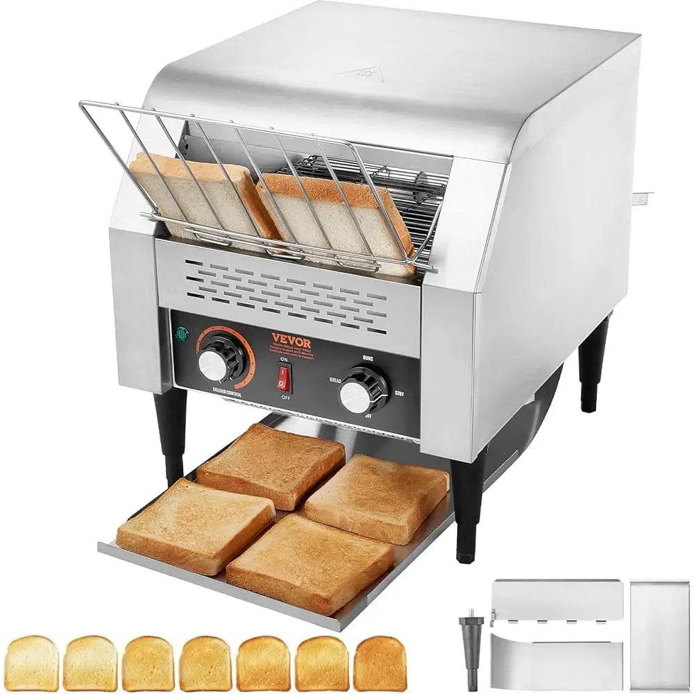 Commercial Conveyor Toaster 300 Slices Per Hour Heavy Duty Stainless Steel Toaster Oven - Loft&Timber