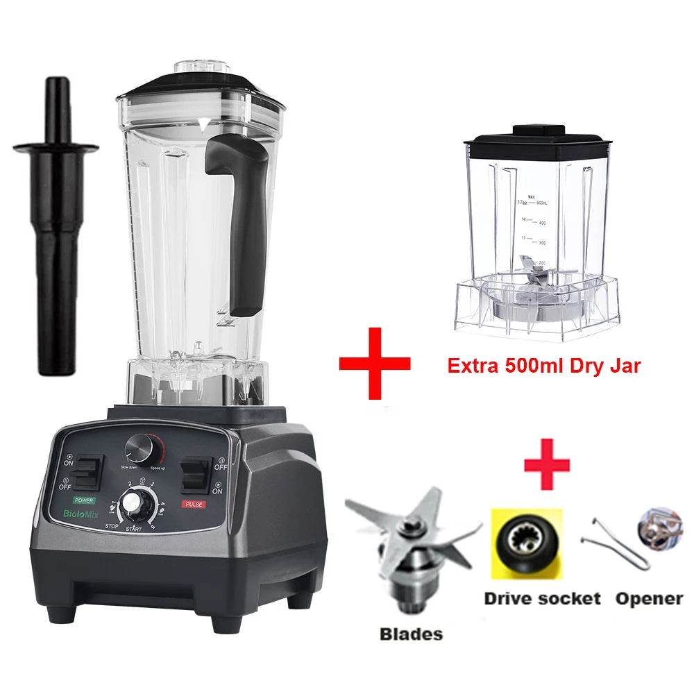 BioloMix 3HP 2200W Heavy Duty Commercial Grade Blender