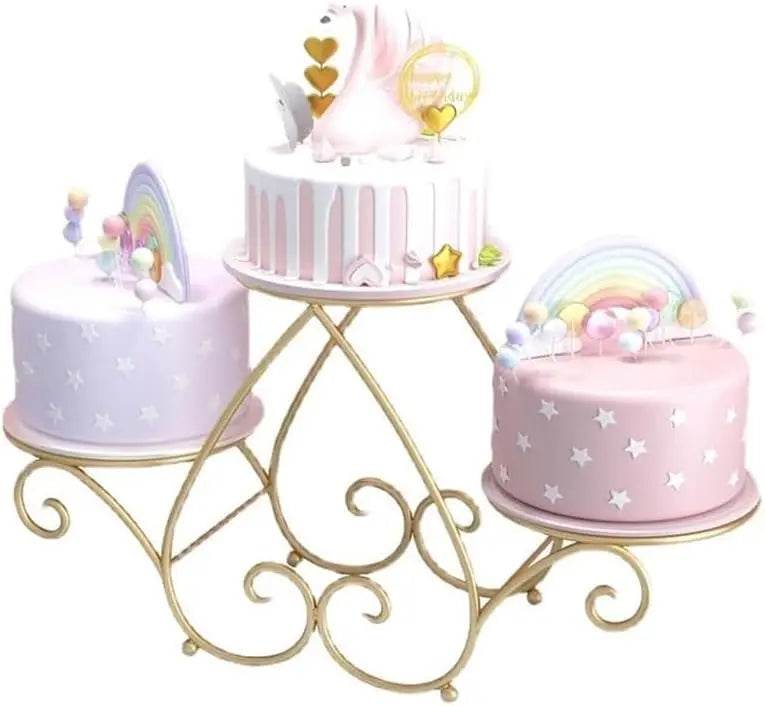 3-Tier Cake Stand Metal Cake Stand - Loft&Timber