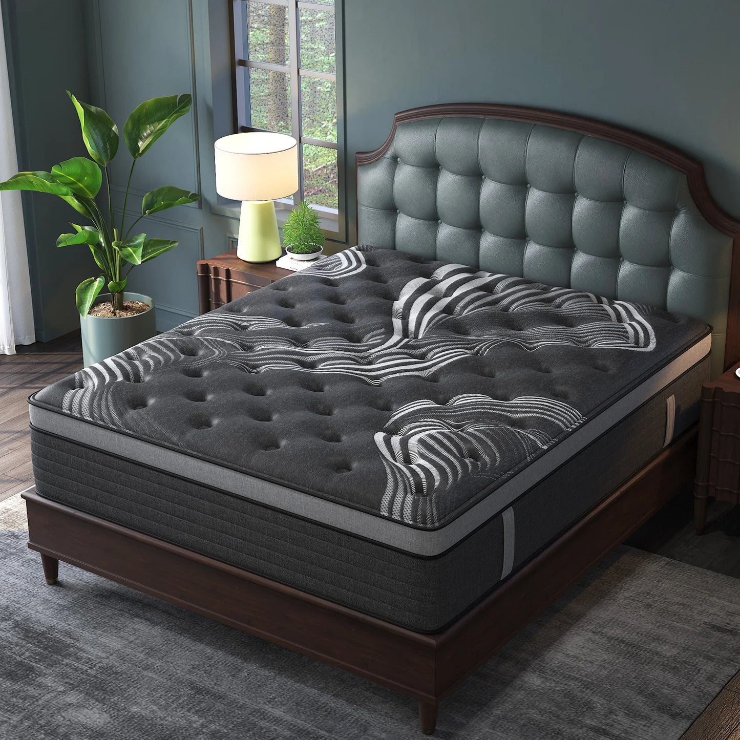 12"14" Twin Full Queen King Size Mattress in a Box Hybrid Spring Memory Foam