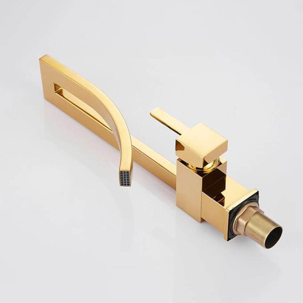 Gold Bathroom Basin Faucet - Loft&Timber