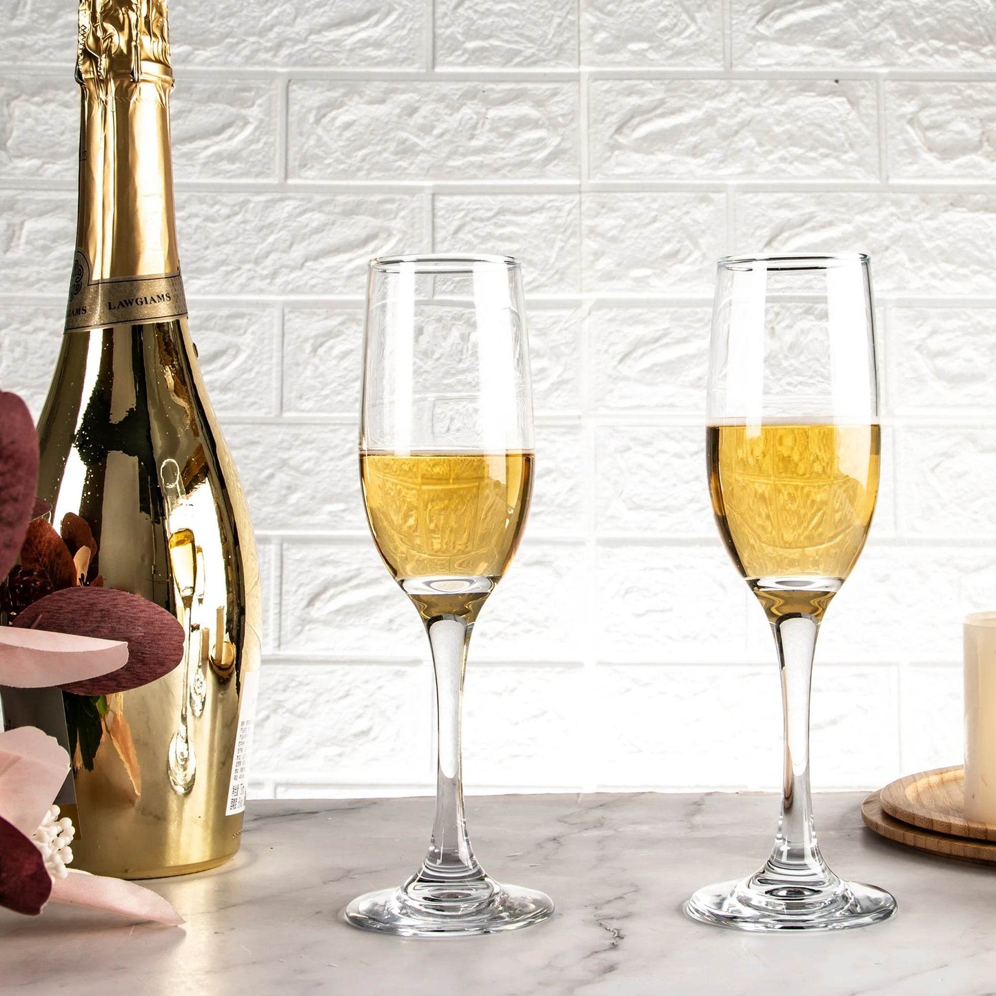 6oz 16-Pack Thickened Champagne Glasses - Loft&Timber