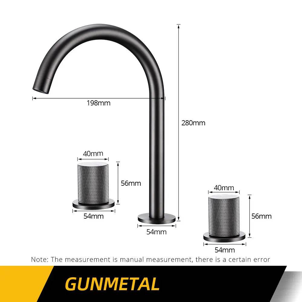 Brushed Gold Basin Faucet - Loft&Timber