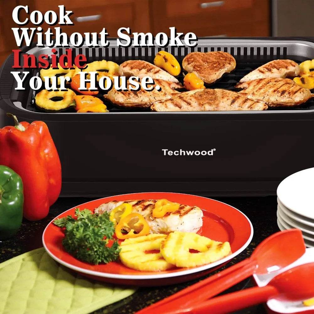 Techwood 1500W Smokeless Indoor Electric Grill - Loft&Timber