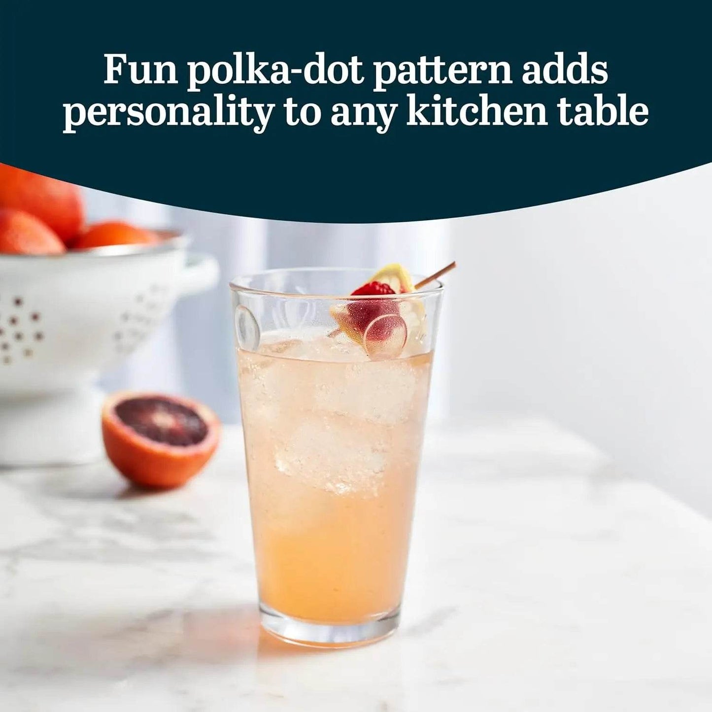 Reno Patterned Tumbler Glasses, 16-ounce, Set of 8 - Loft&Timber