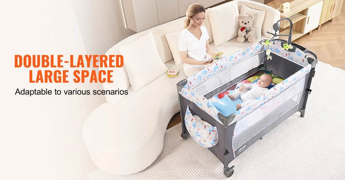SucceBuy Baby Bassinet 77 pounds Load Capacity - Loft&Timber