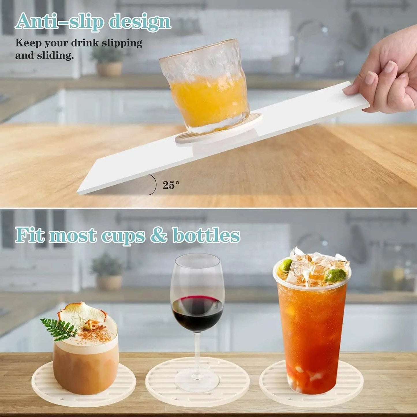 Silicone Coasters for Drinks - Loft&Timber