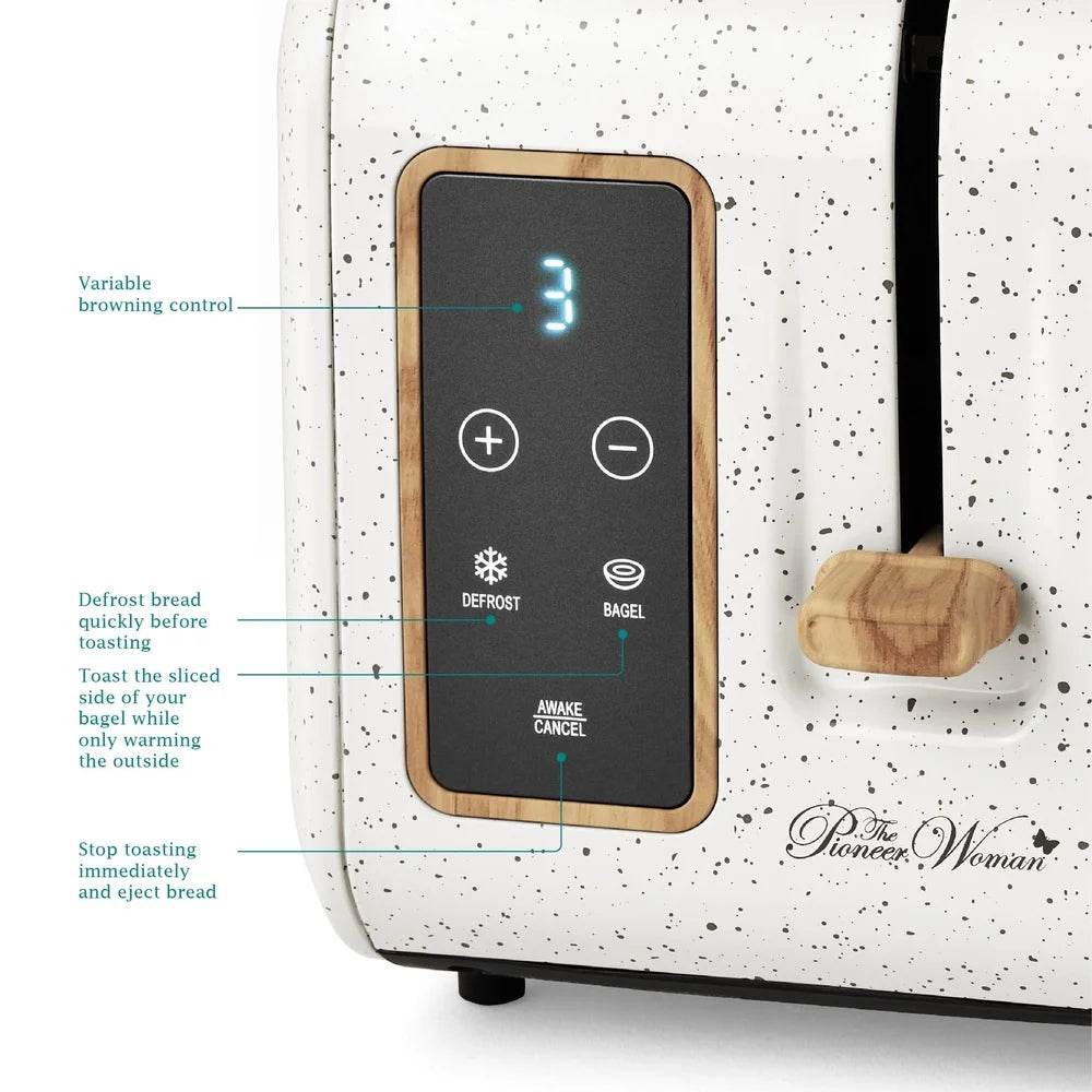 Digital 2-Slice Toaster with Touch Display