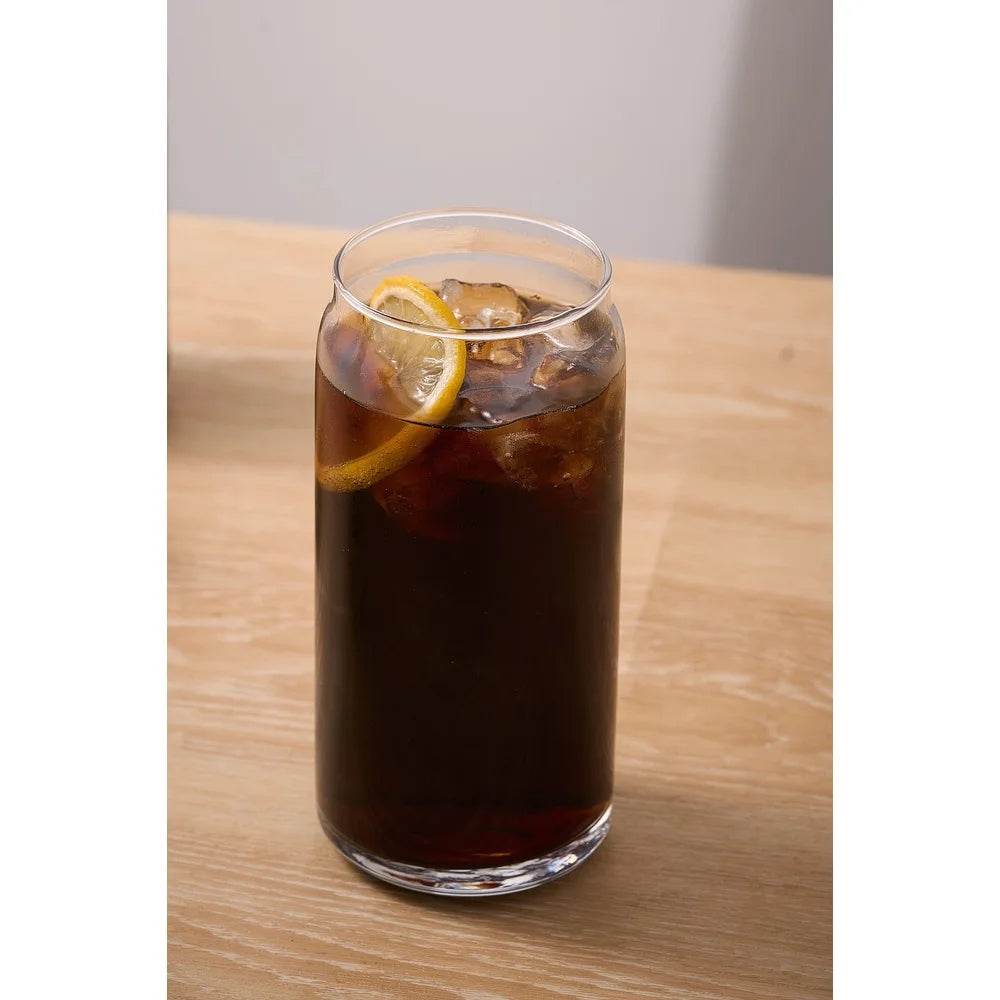 4 Pack 20oz Clear Can Shaped Drinking Glasses - Loft&Timber