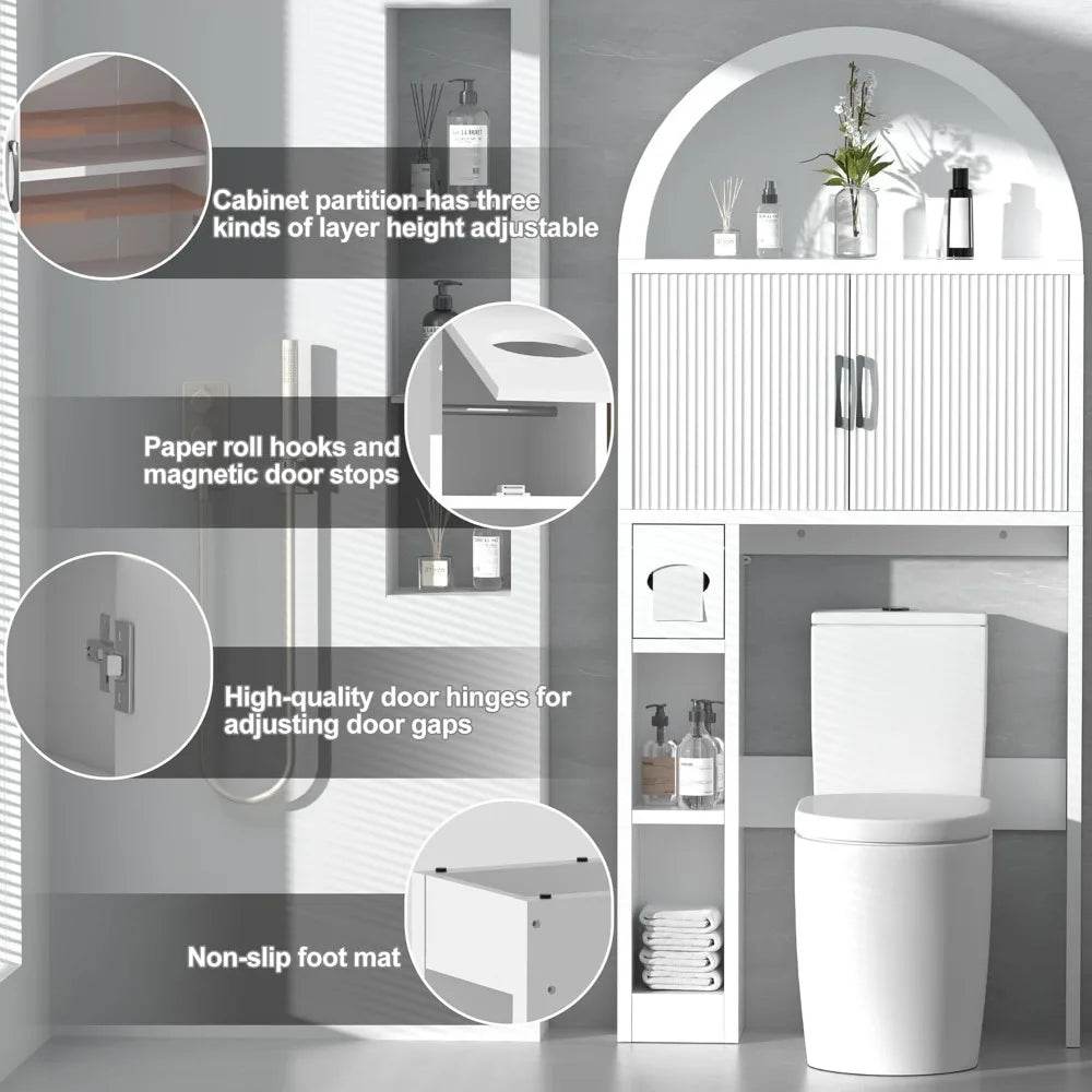 Farmhouse Bathroom Vanity with Sink Combo 31in Sliding Barn Door Bathroom Vanity Cabinet Set with Storage Drawers, Metal Handles - Loft&Timber