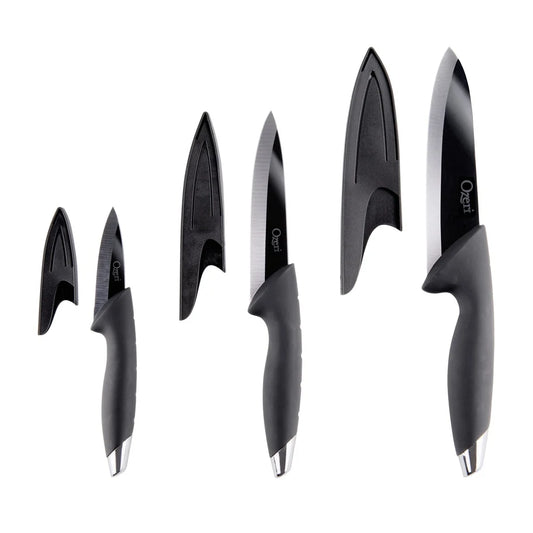 Ceramic Knife Set 6-Piece Ergonomic Handles