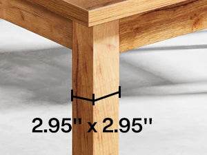Farmhouse Dining Table for 6-8 - Loft&Timber