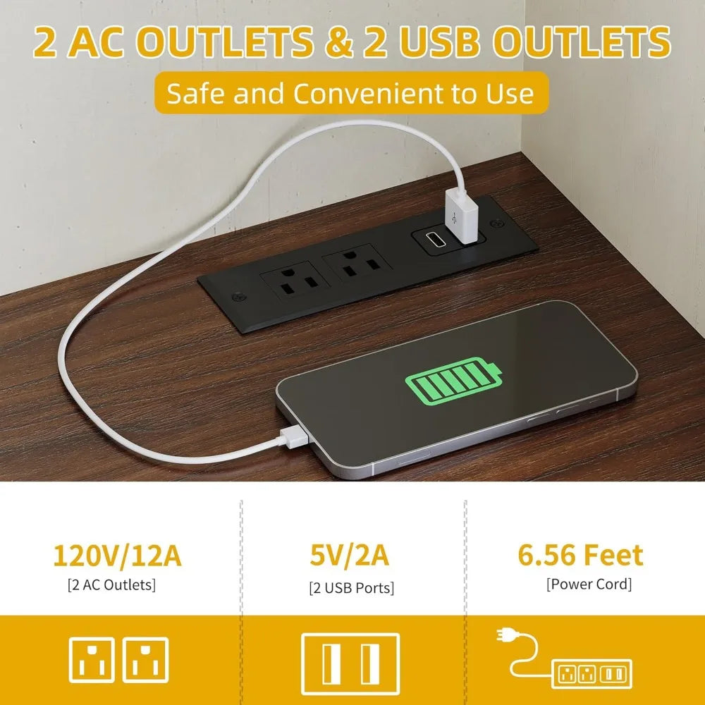 67" Kitchen Pantry Storage Cabinet - Loft&Timber