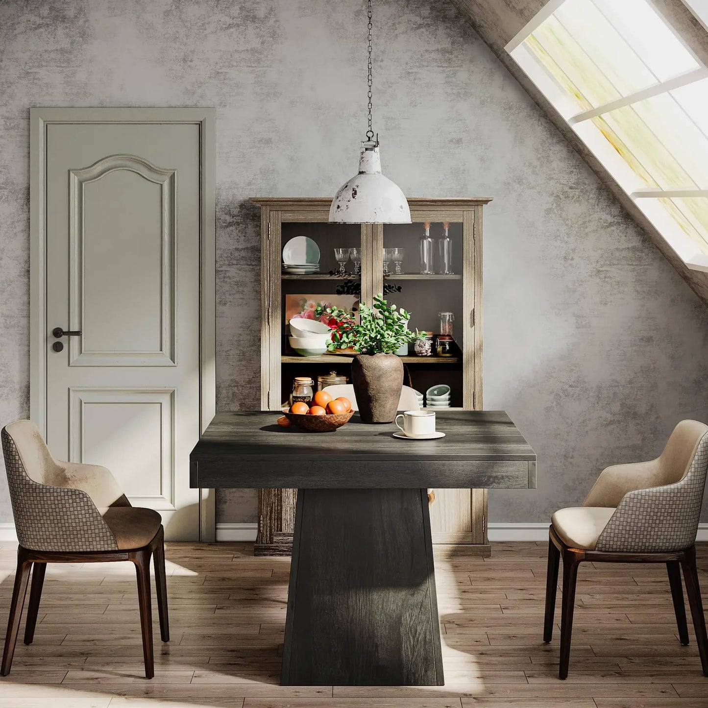 Tribesigns Square Dining Table for 4, 31.5" - Loft&Timber