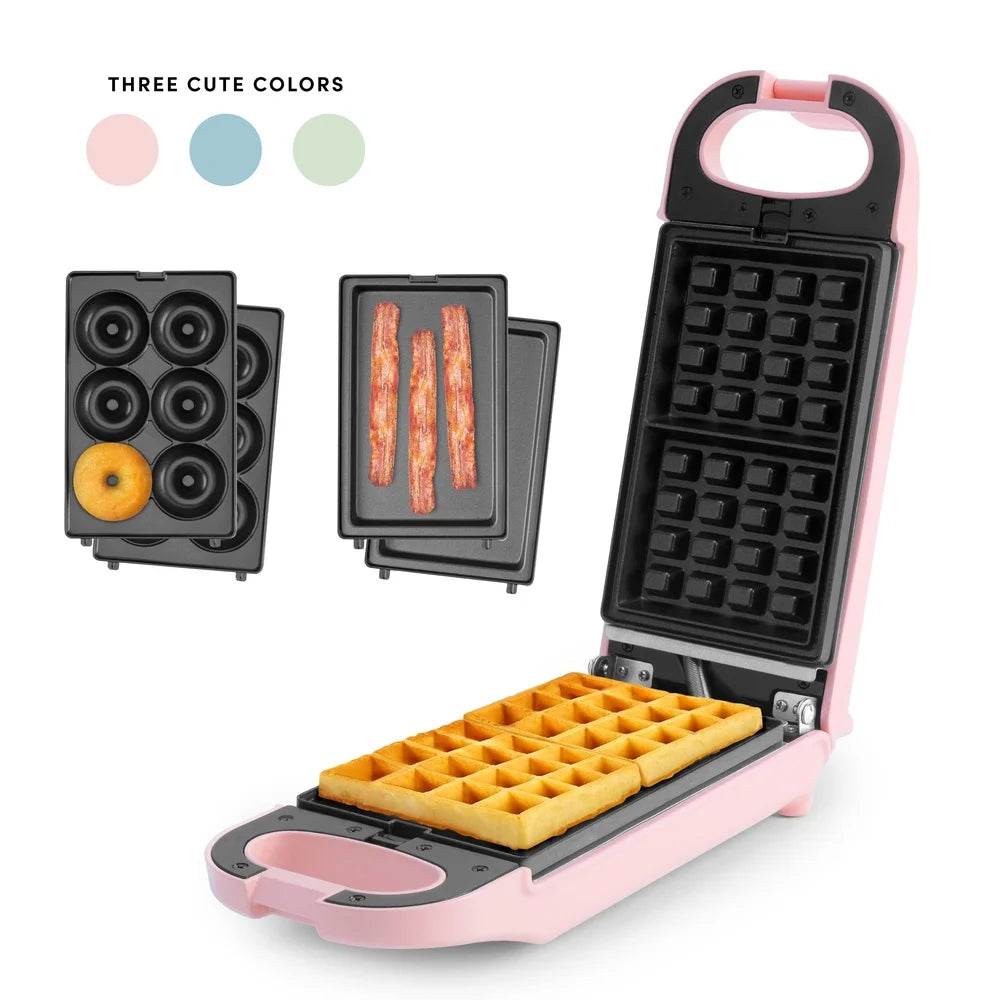 Compact Flip Waffle Maker with Non-Stick Plates - Loft&Timber