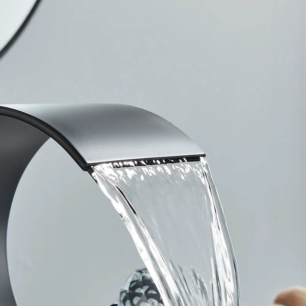 Black Bathroom Basin Faucet Brass - Loft&Timber