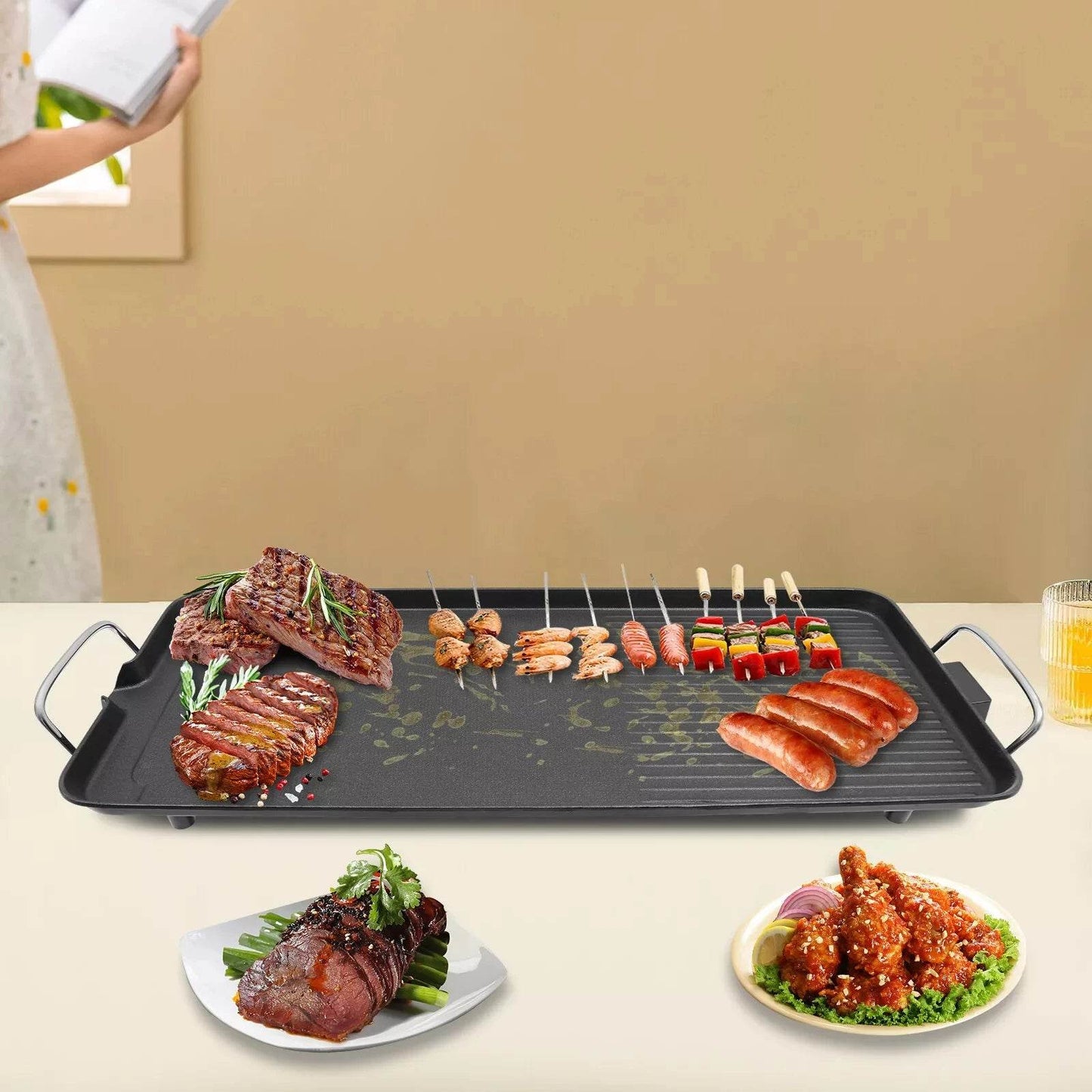 Portable Smokeless Outdoor Electric BBQ Grill – 1500W - Loft&Timber