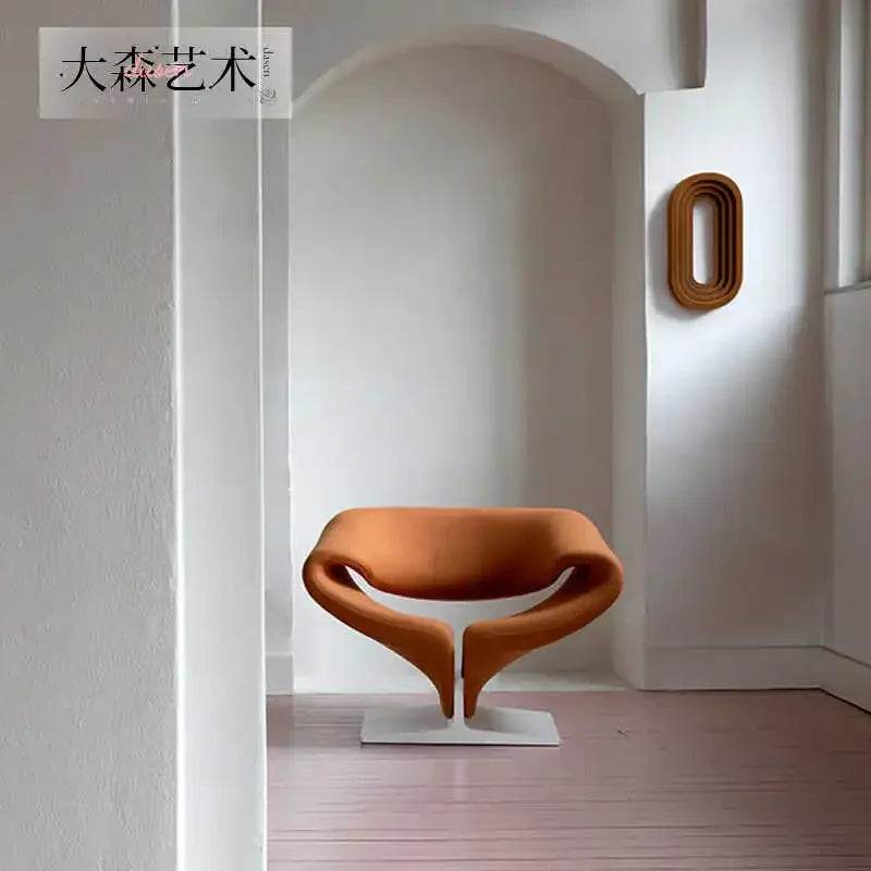 Cute Aesthetic Living Room Chairs White Cream Modern Designer Unique Lounge Clear Chairs Creative Sillones Trendy Furniture - Loft&Timber