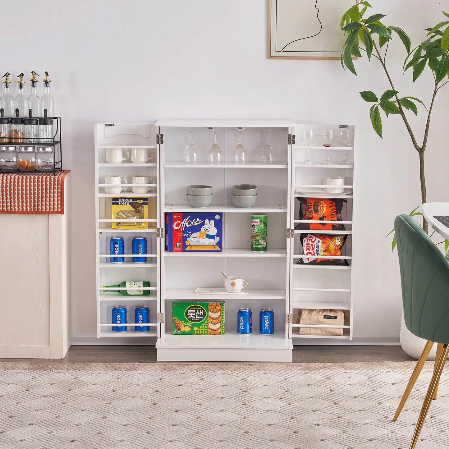 Simple Triamine Adjustable Shelves Sideboard - Loft&Timber