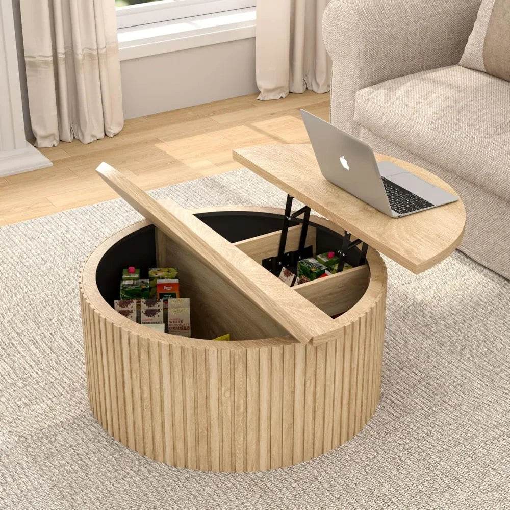 Lift Top Coffee Table with Storage 34.6'' - Loft&Timber