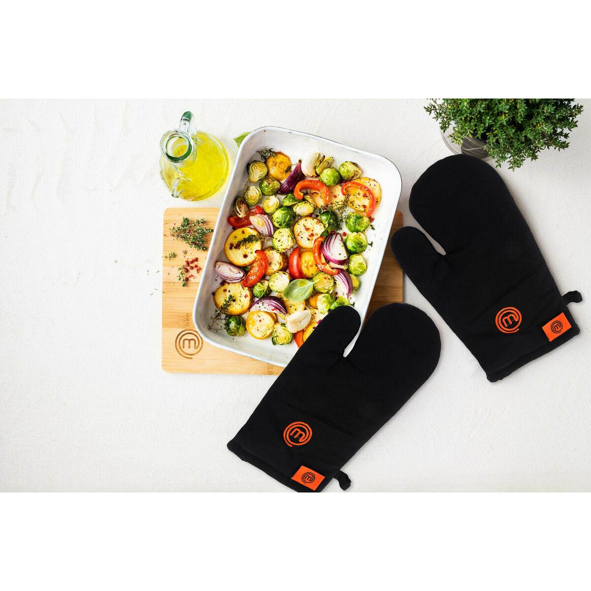 Oven Mitt MasterChef 18 x 32 cm (24 Units) - Loft&Timber