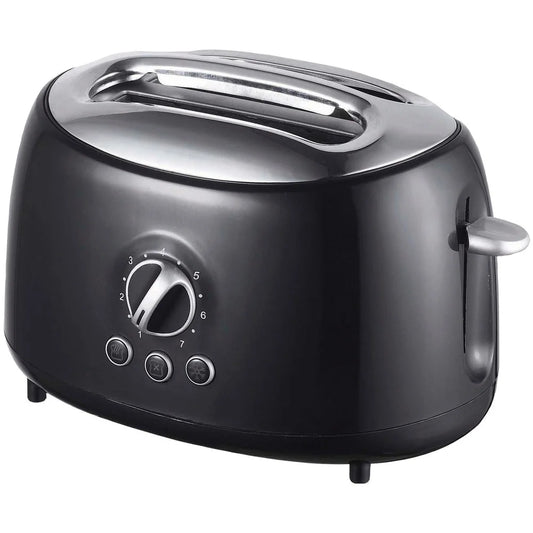 Extra Wide Slot Retro Toaster 2-Slice with 7 Shade Settings