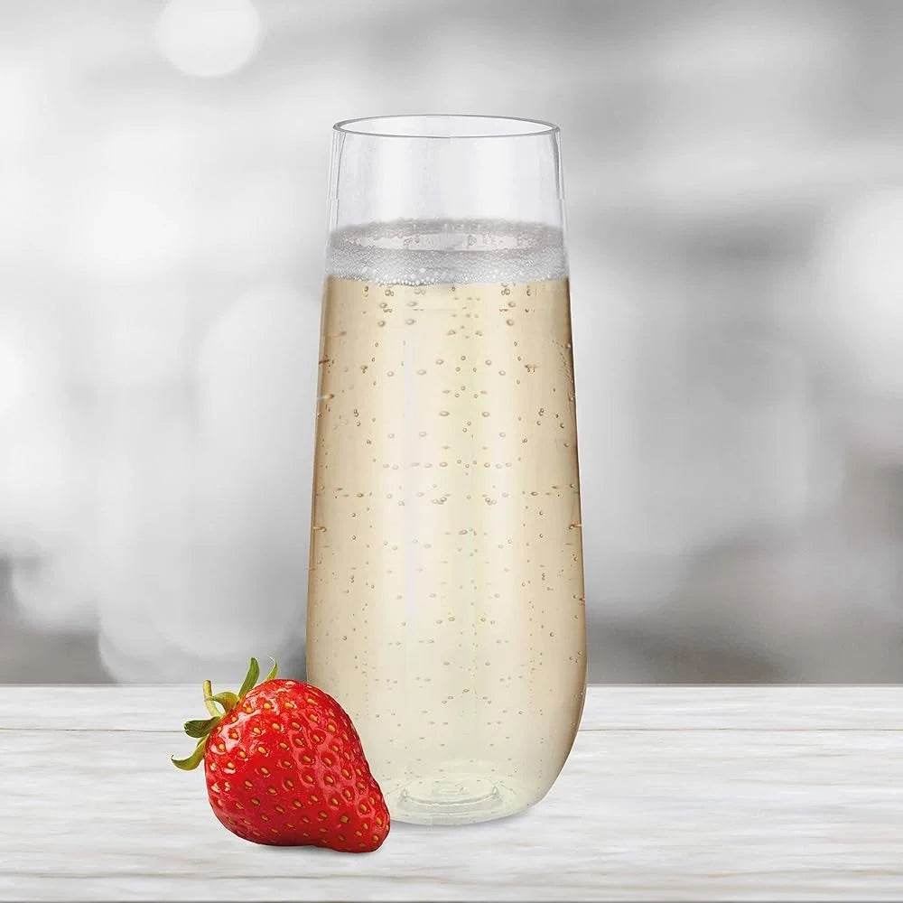 Unbreakable Shatterproof Champagne Flutes Set of 6 - Loft&Timber