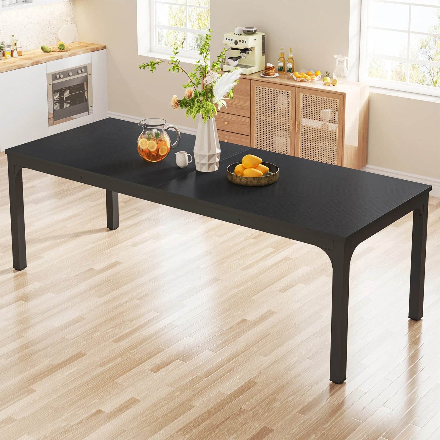 Tribesigns Dining Table for 6-8 People, 200cm - Loft&Timber