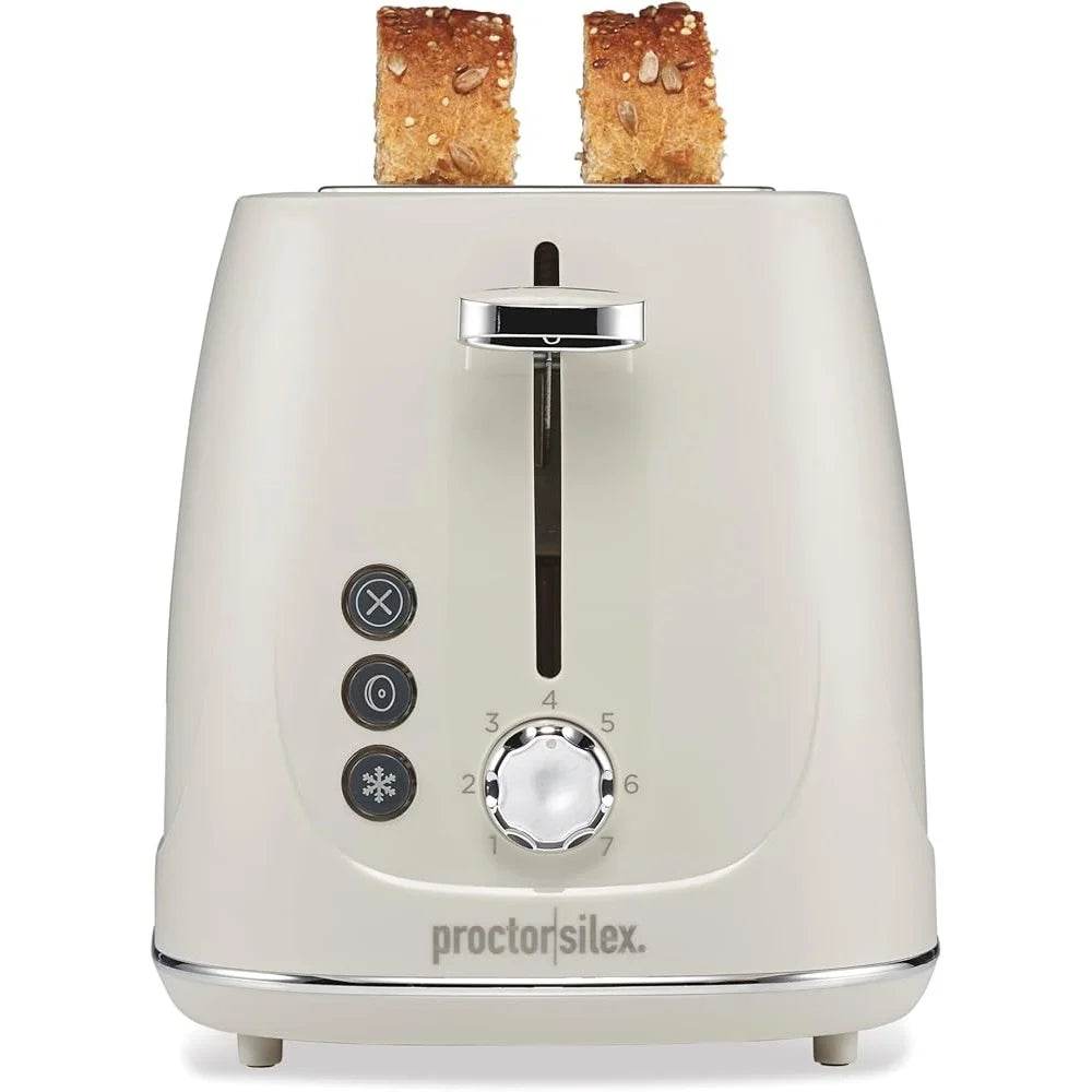 2 Slice Plastic Toaster with Defrost