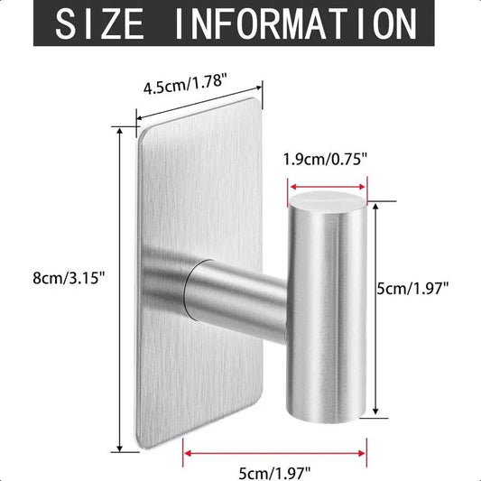 Heavy Duty Wall Hooks Towel Hooks for Hanging - Loft&Timber