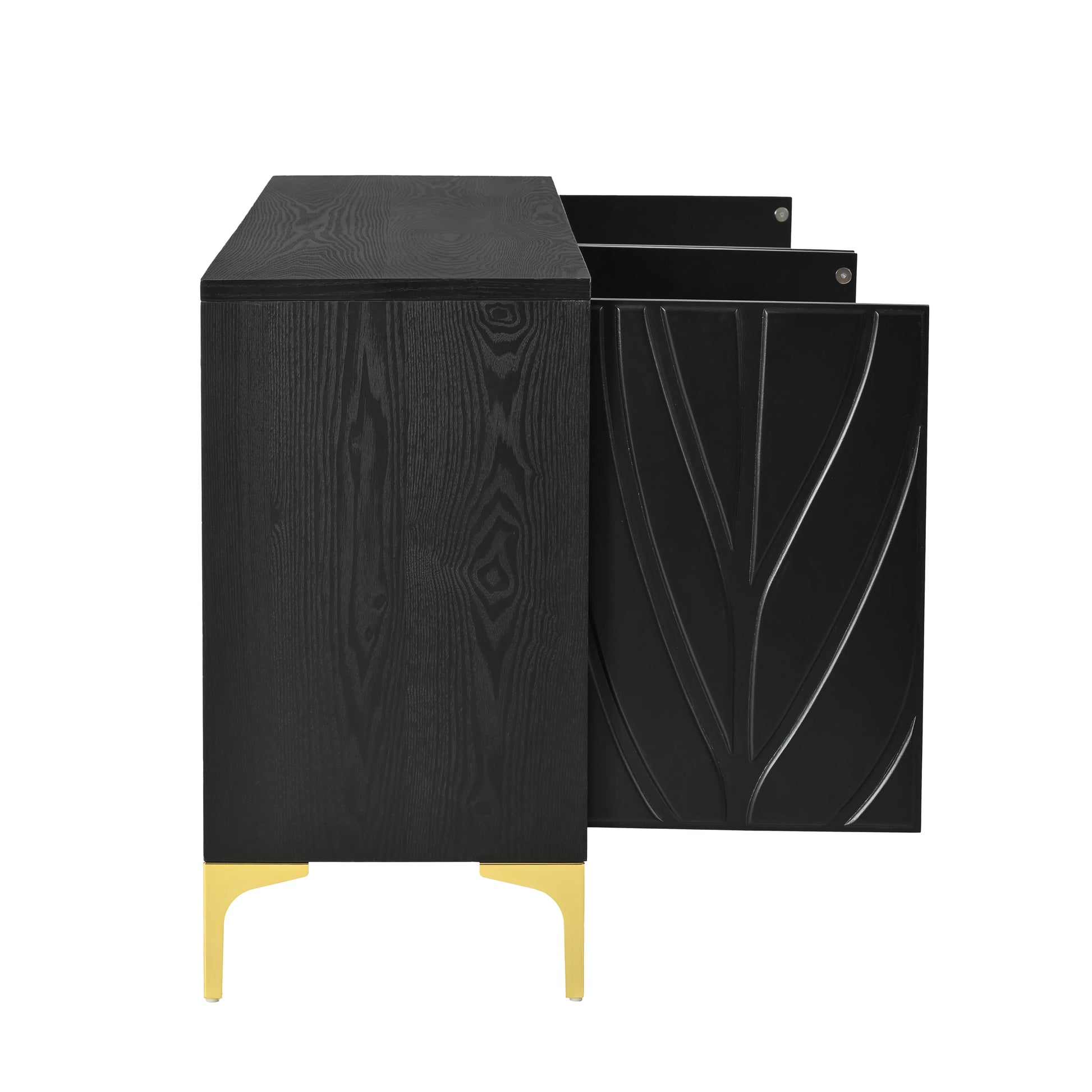 59" Creative carved 4-door Sideboard - Loft&Timber