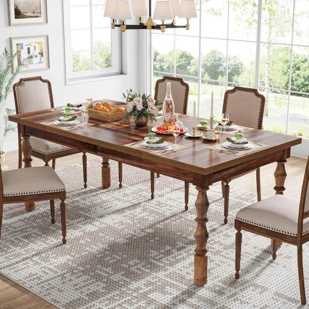 62” Farmhouse Large Dining Table only - Loft&Timber