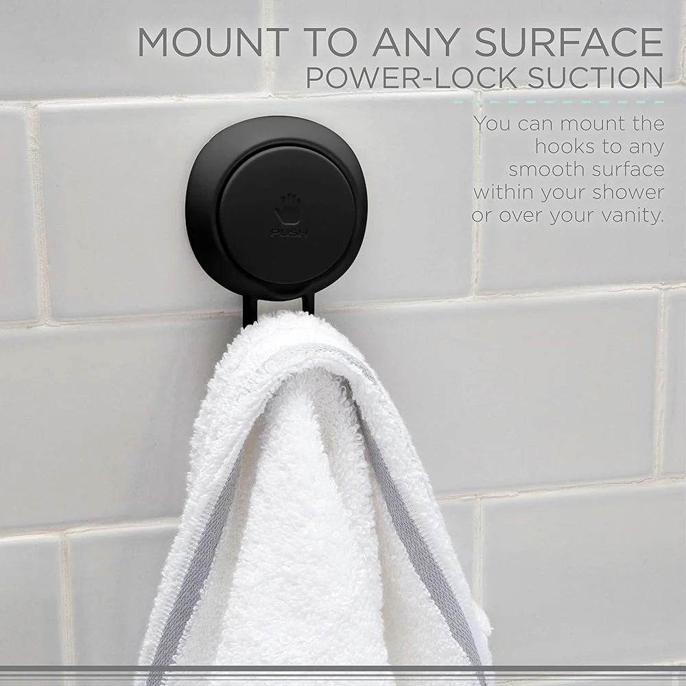 4 Pack Gel Suction Cup Hooks Heavy Duty - Loft&Timber