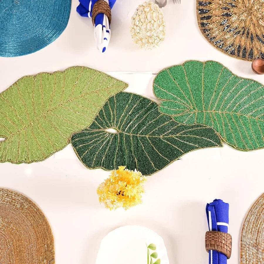 Luxury Beaded Table Runner 13x36 Inches - Loft&Timber