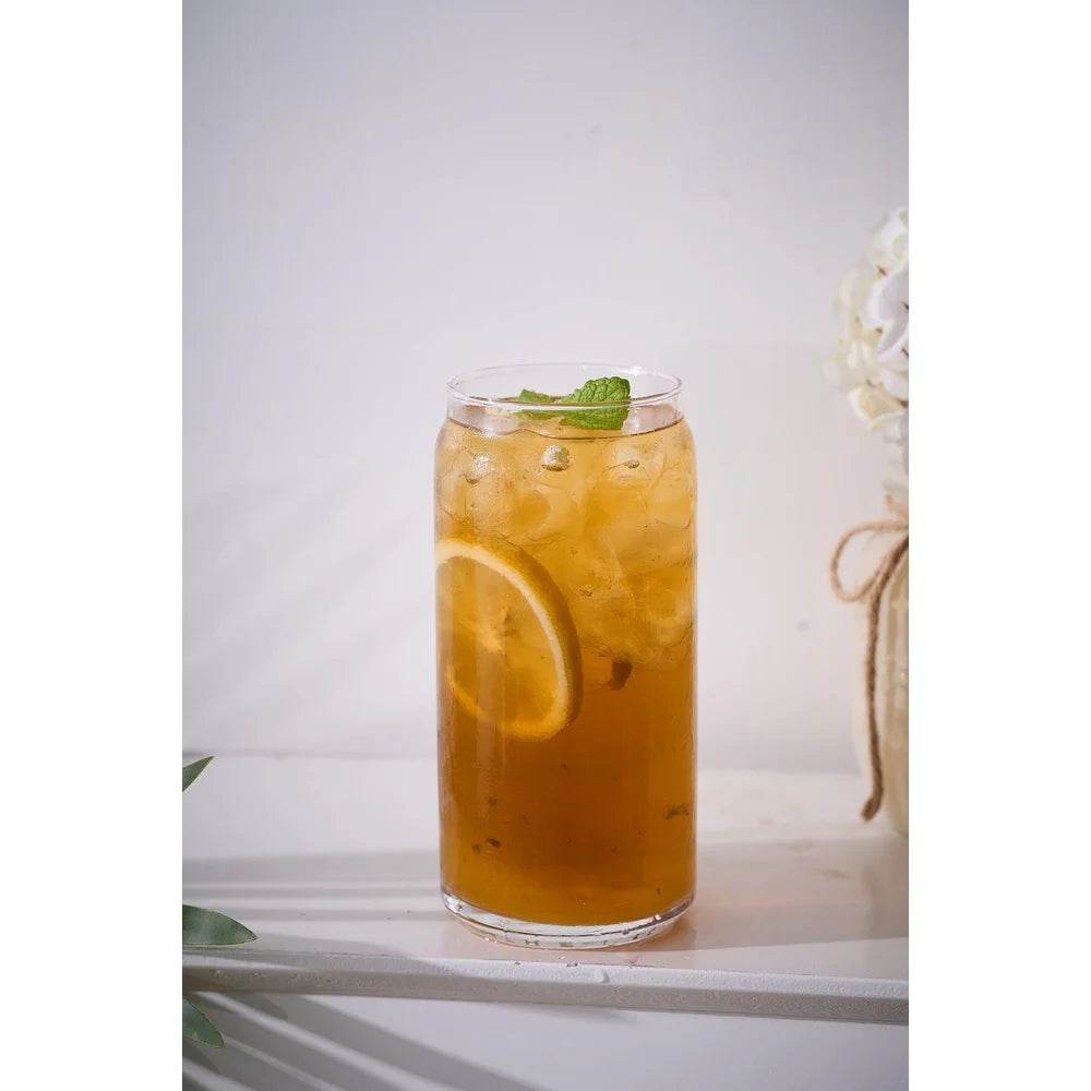 4 Pack 20oz Clear Can Shaped Drinking Glasses - Loft&Timber