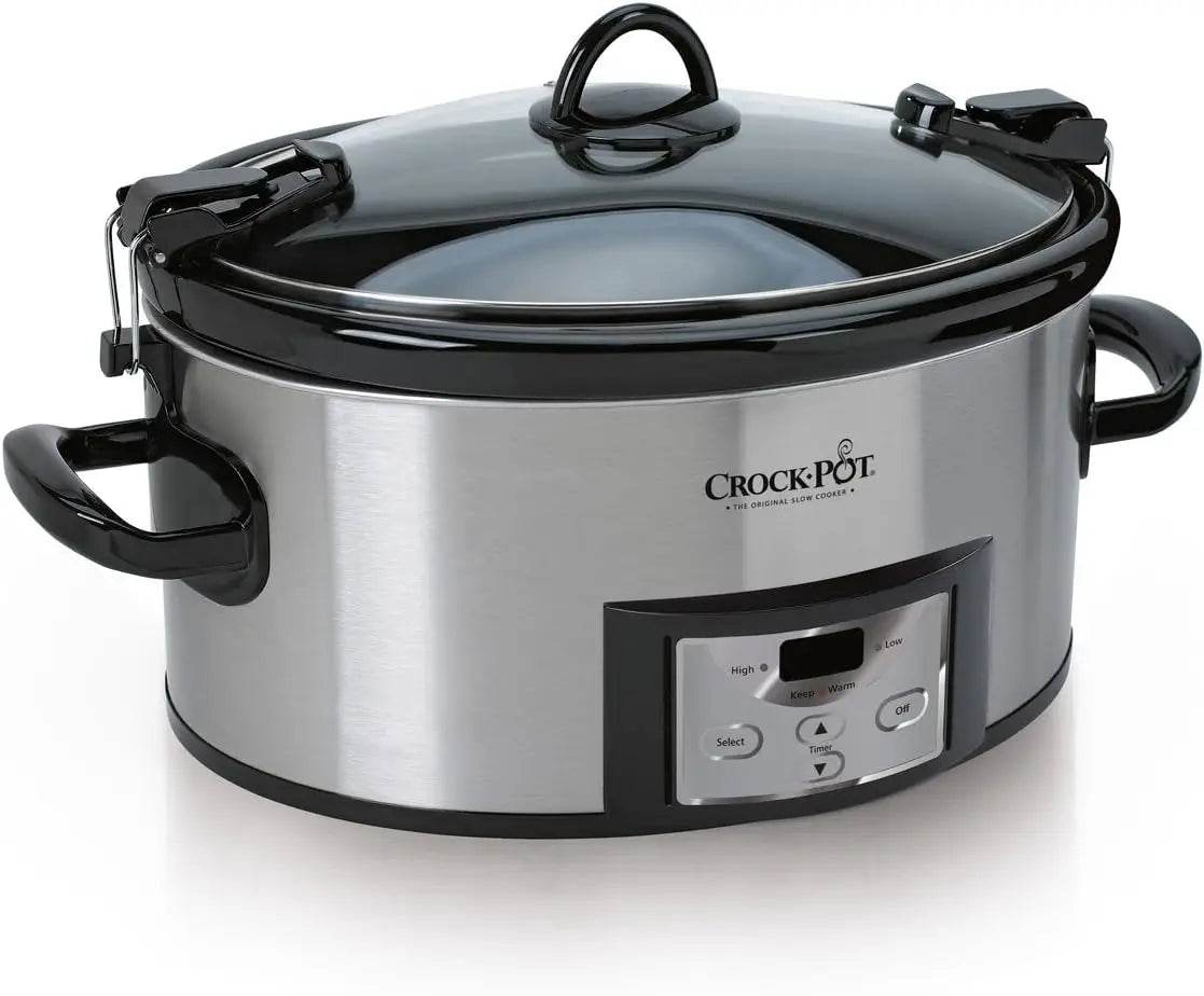 PortaChef 6-Quart Digital Stainless Steel Slow Cooker - Loft&Timber