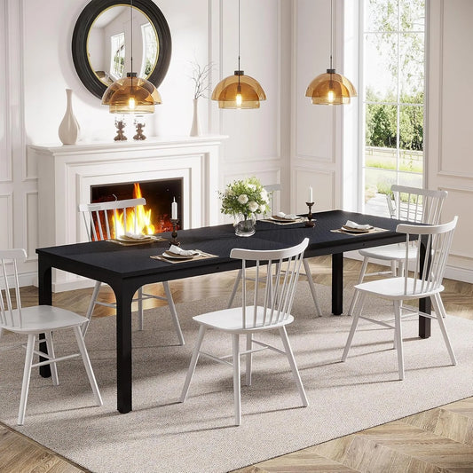 78.7" Long Dining Table for 6-8 Person - Loft&Timber