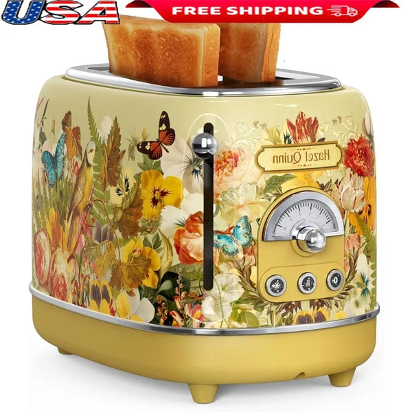 Retro 2-Slice Toaster with 6 Levels