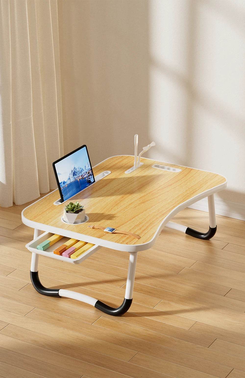 Portable Laptop Desk with USB Light - Loft&Timber