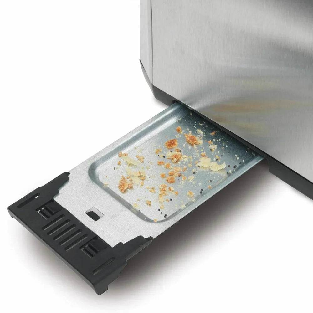 Brushed Stainless Steel 4 Slice Toaster - Loft&Timber