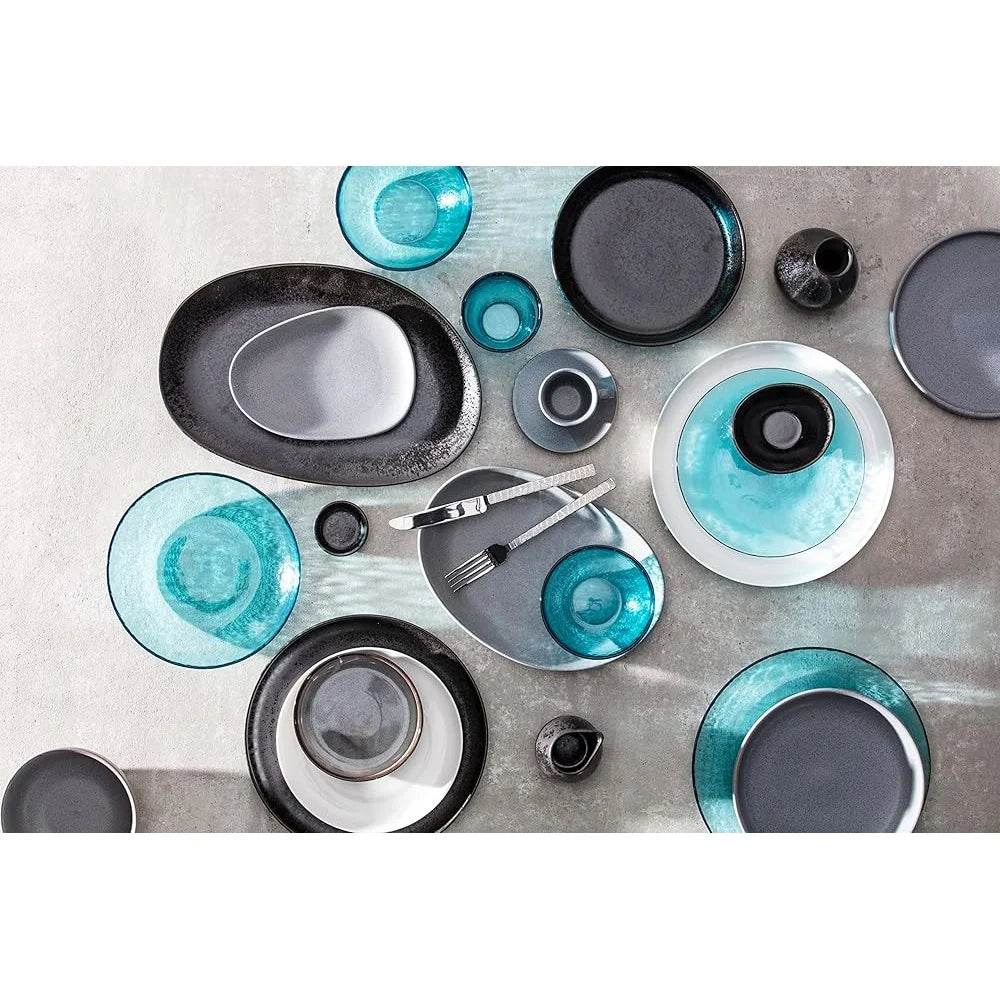 Clear Glass Salad Plate Set of 4 8 Inch