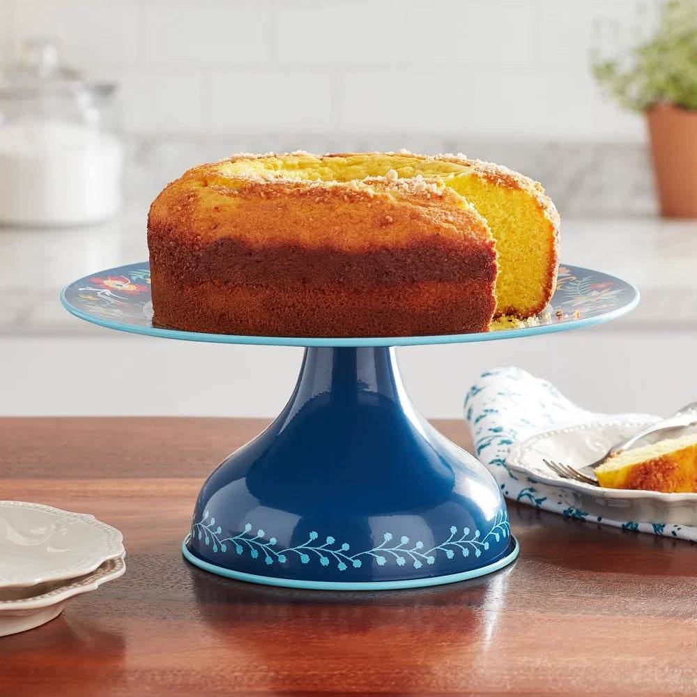 Keepsake Floral Enamel Cake Stand - Loft&Timber