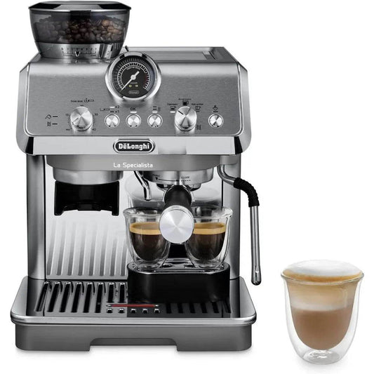 La Specialista Espresso Machine with Grinder, Steamer, & Milk Frother - Loft&Timber