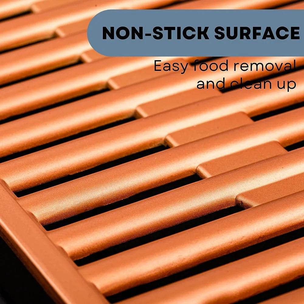 Electric Indoor Grill 15x10 Inch Non-Stick Cooking Surface 1200W - Loft&Timber