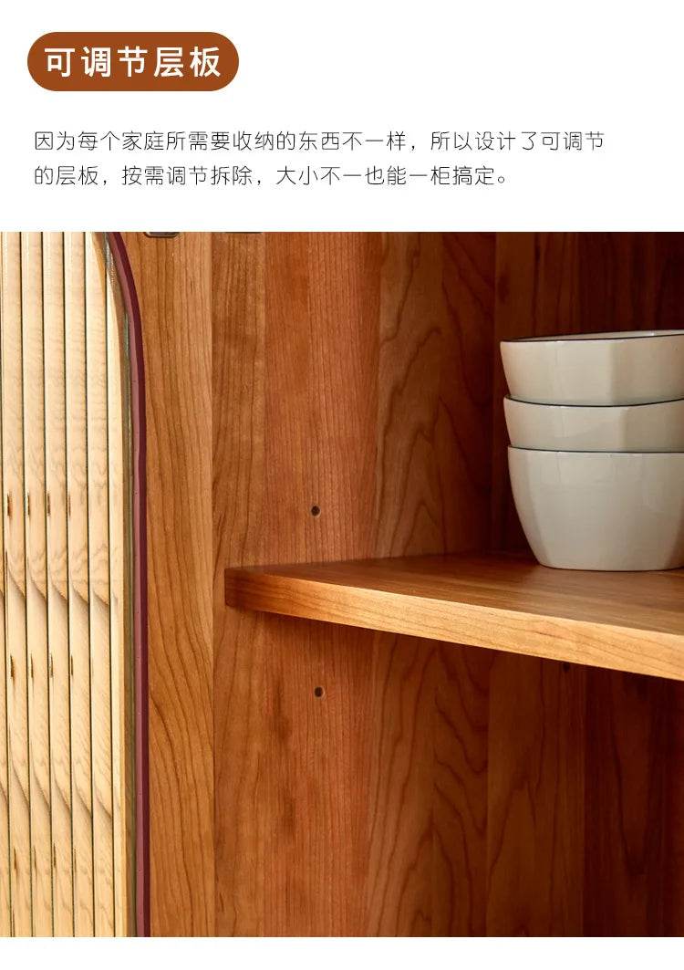 Japanese Vintage Solid Wood Sideboard - Loft&Timber