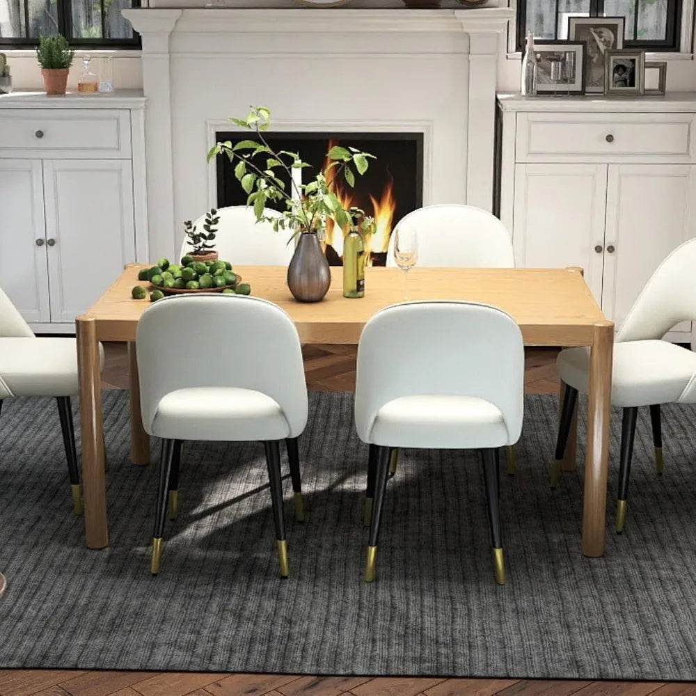 Modern Rectangular Dining Table, 64.5'' - Loft&Timber