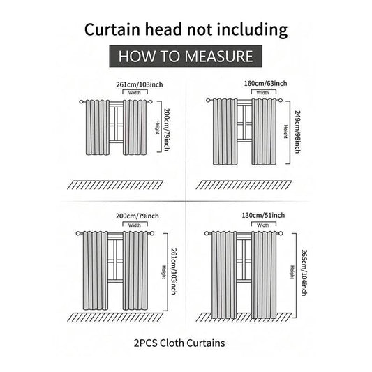 2pcs Embroidered curtain fabric Luxurious embroidered chenille curtain, without valance - Loft&Timber